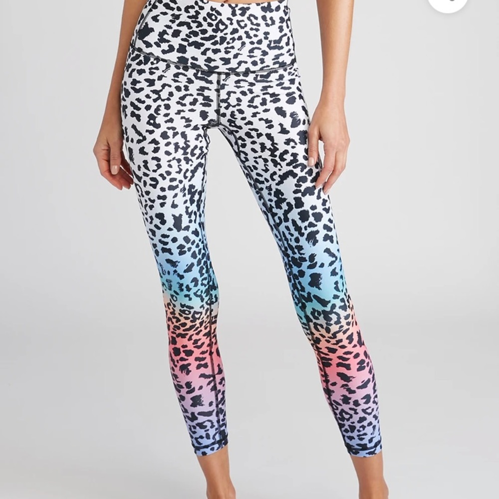 CHRLDR Rainbow Leopard Leggings, Small